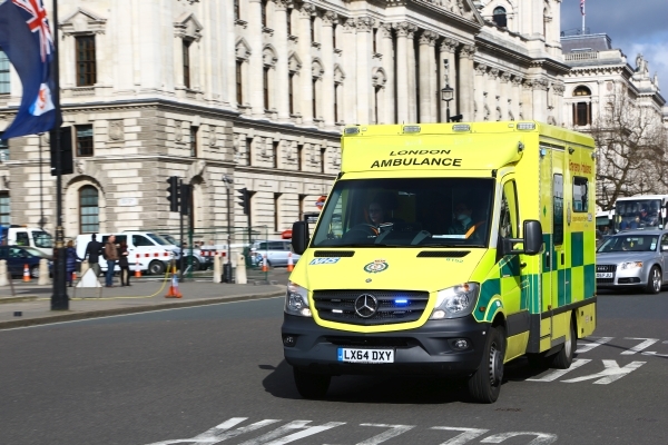 Photograph of an ambulance